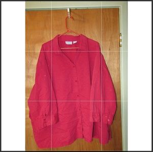 Long sleeved button up shirt